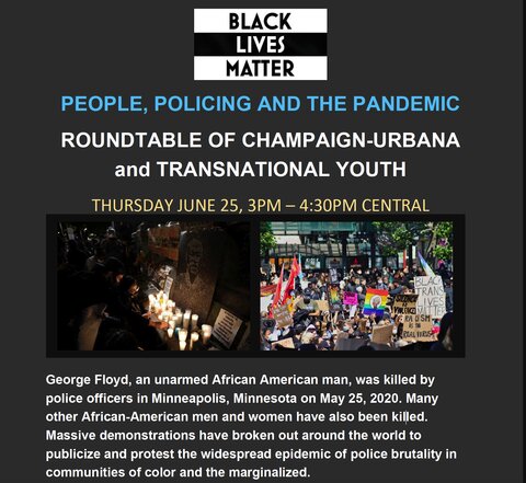 Black Lives Matter event poster