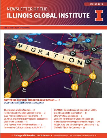 cover of the IGI Spring 2021 newsletter