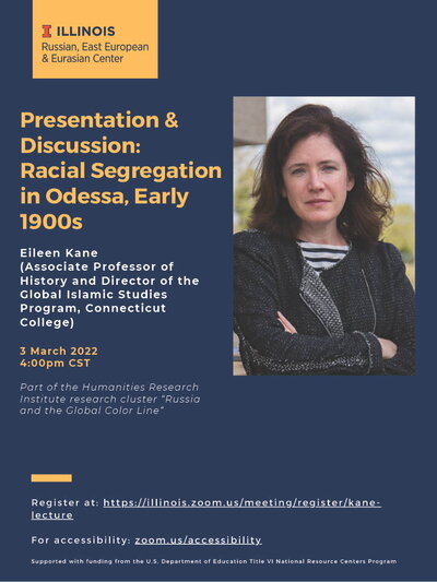 Poster for Presentation & Discussion: Racial Segregation in Odessa, Early 1900s